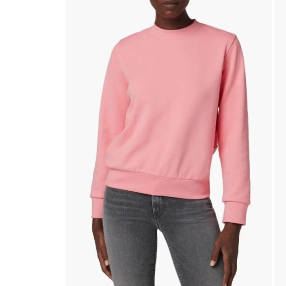 Knotted Cutout Back Cotton Sweatshirt Hudson Jeans NWT Size Medium - Picture 1 of 8